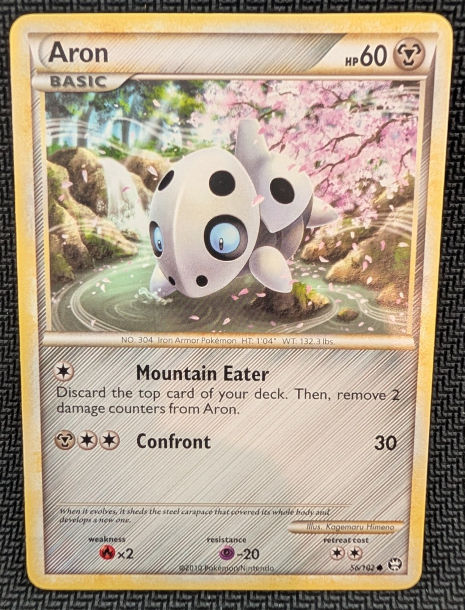 Pokemon - Aron 56/102 - 2010 HGSS: Triumphant - NM