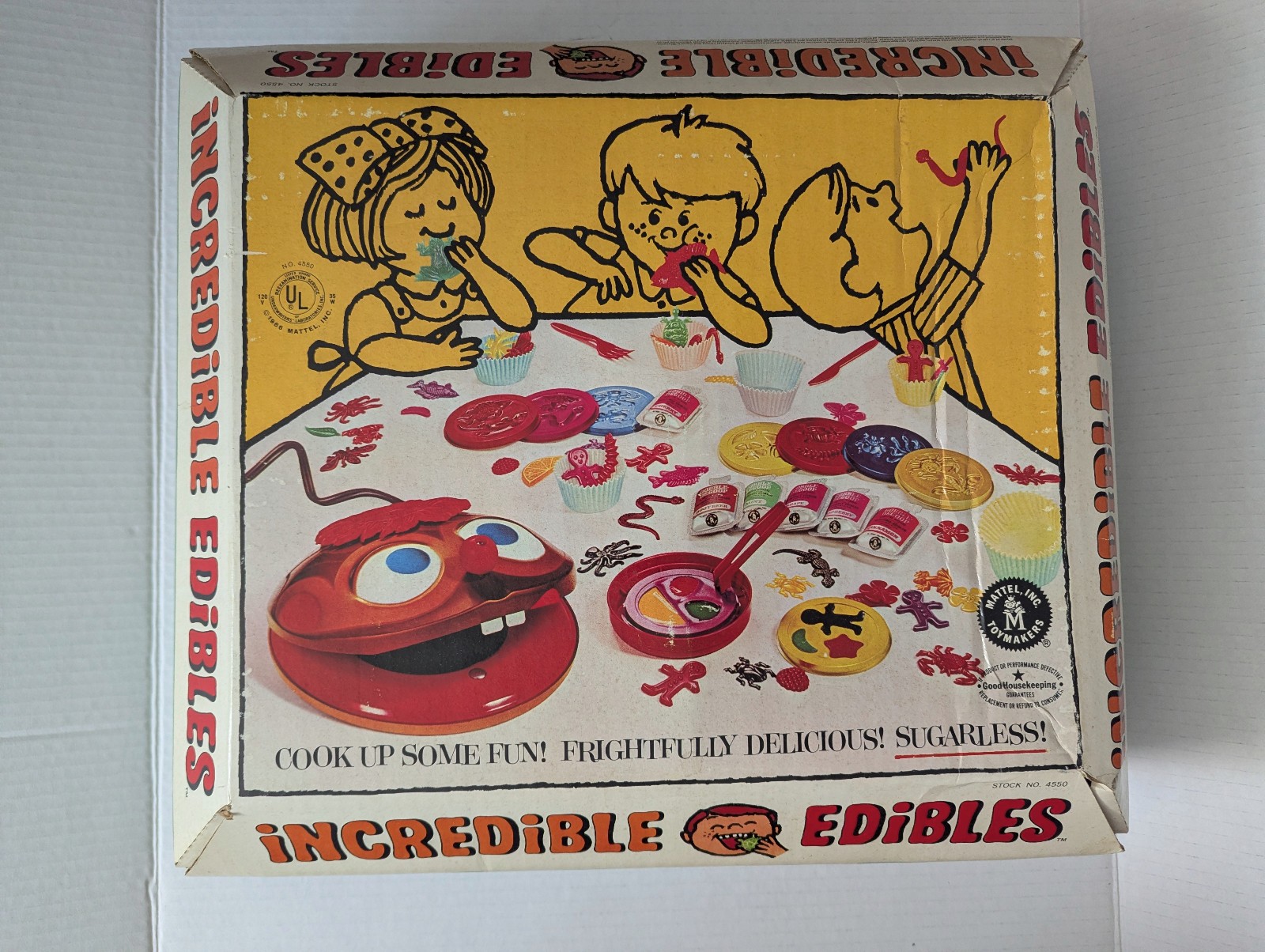 Mattel Vintage Incredible Edibles Food Creation 1966 Rare Factory Sealed