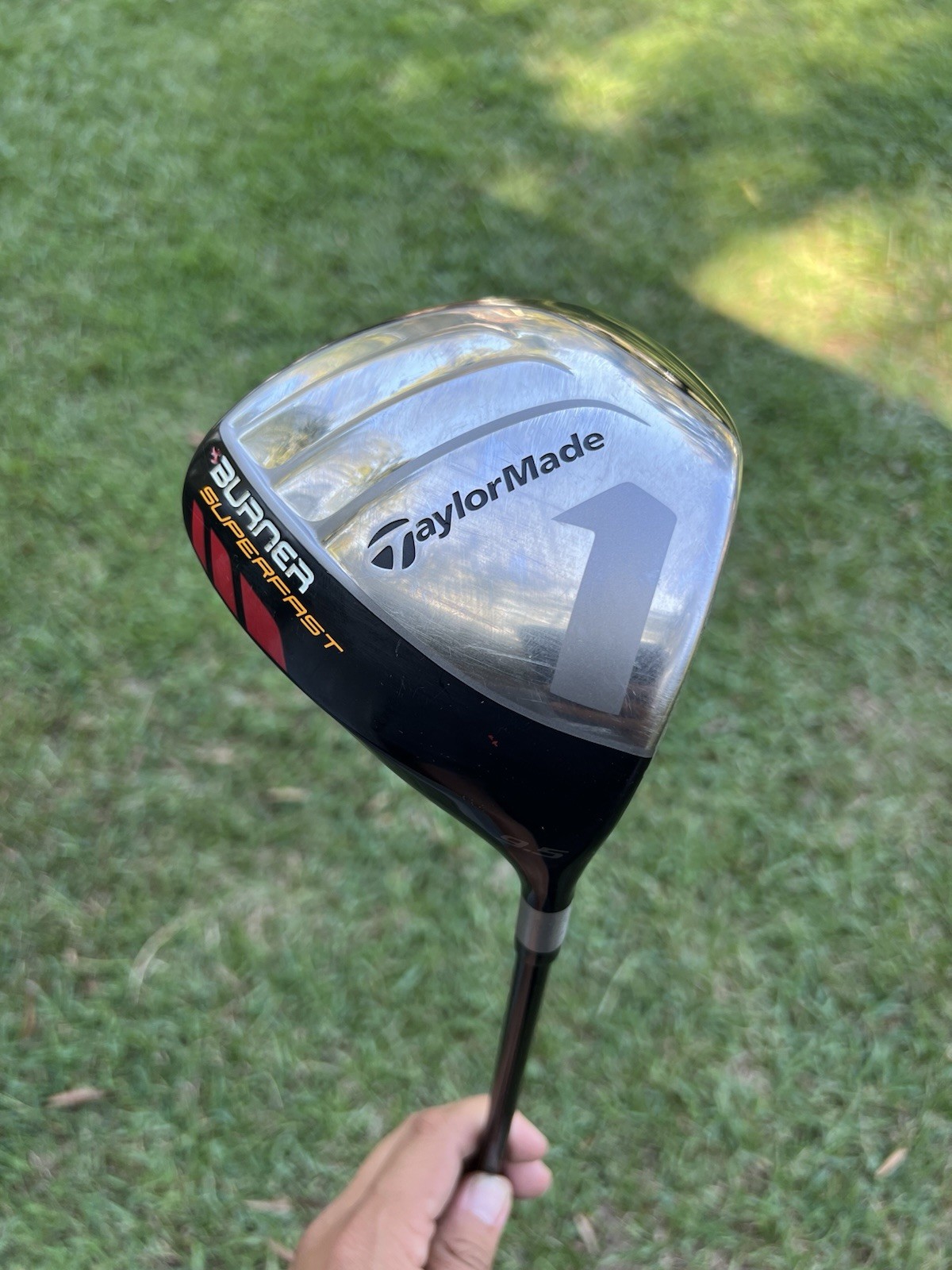 Taylormade Burner Superfast Driver 9.5 Degree Stiff Graphite Matrix Ozik RH
