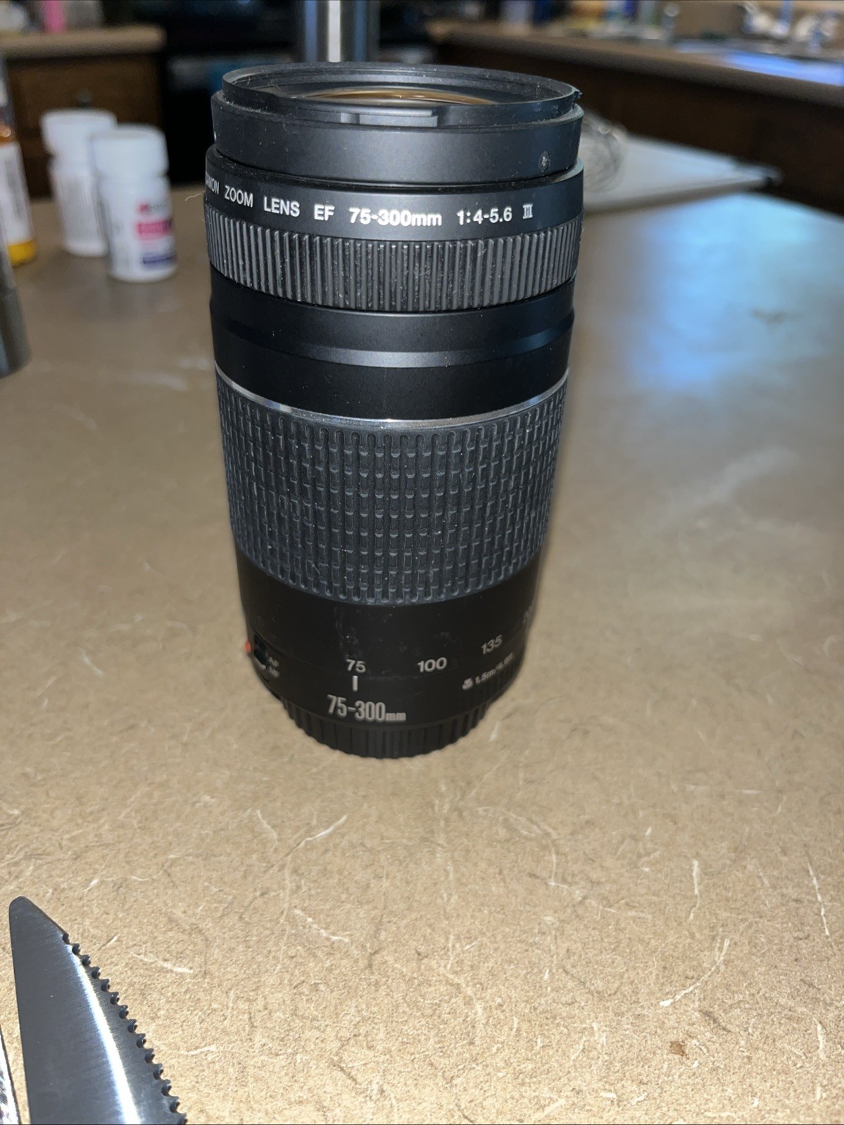 Canon EF 75-300mm f/4-5.6 III Telephoto Zoom Lens for DSLR - ONE OWNER Canon EF 75-300mm f/4-5.6 III Telephoto Zoom Lens for DSLR - ONE OWNER