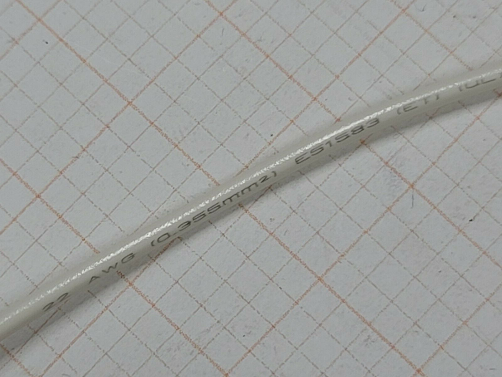 Southwire/Copperfield #22awg 7x30T Hook-Up/Lead Wire UL-1015/1230 White /100ft