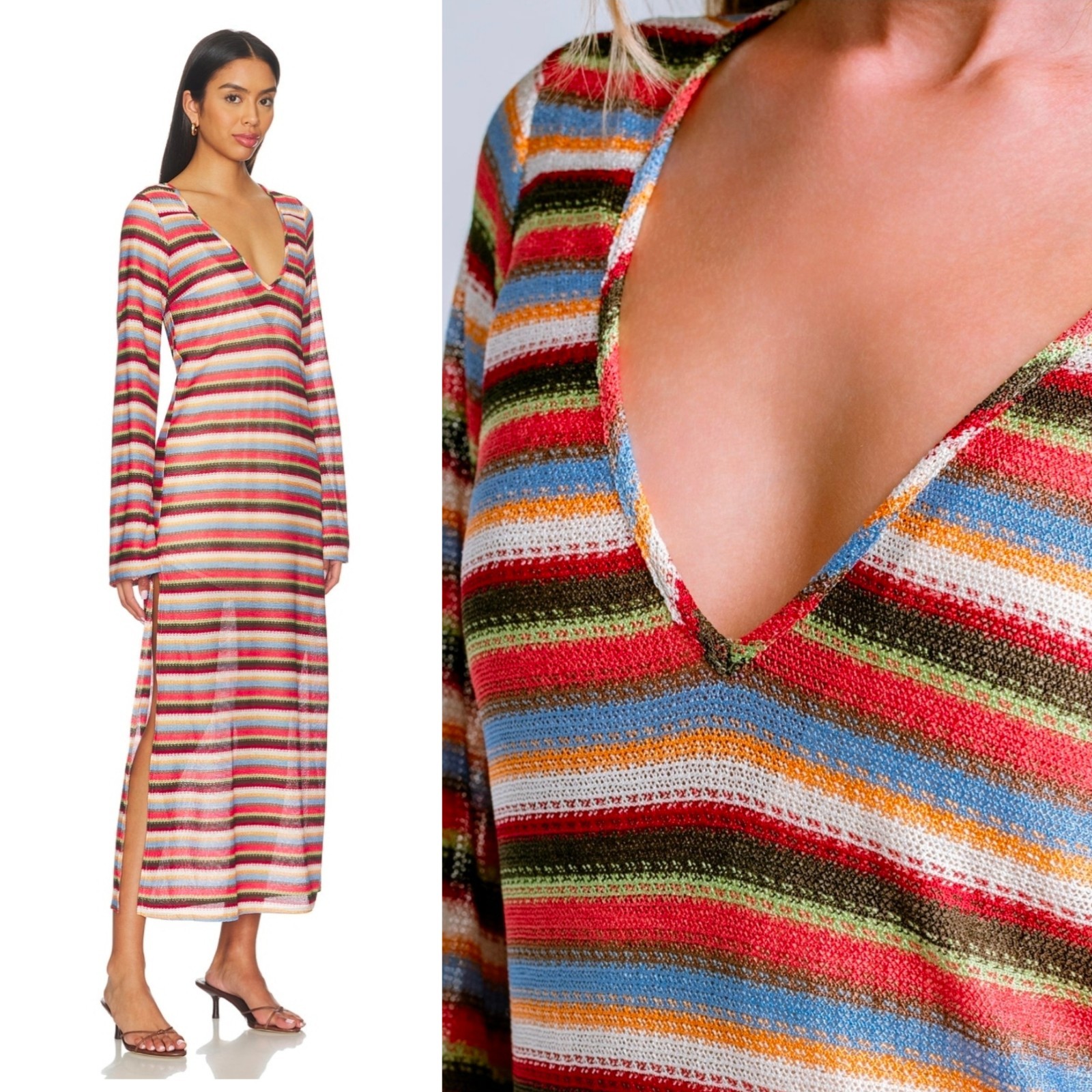 Show Me Your Mumu Staycation Cover-up Sunkissed Stripe Womens Medium Swim Cover Show Me Your Mumu Staycation Cover-up Sunkissed Stripe Womens Medium Swim Cover