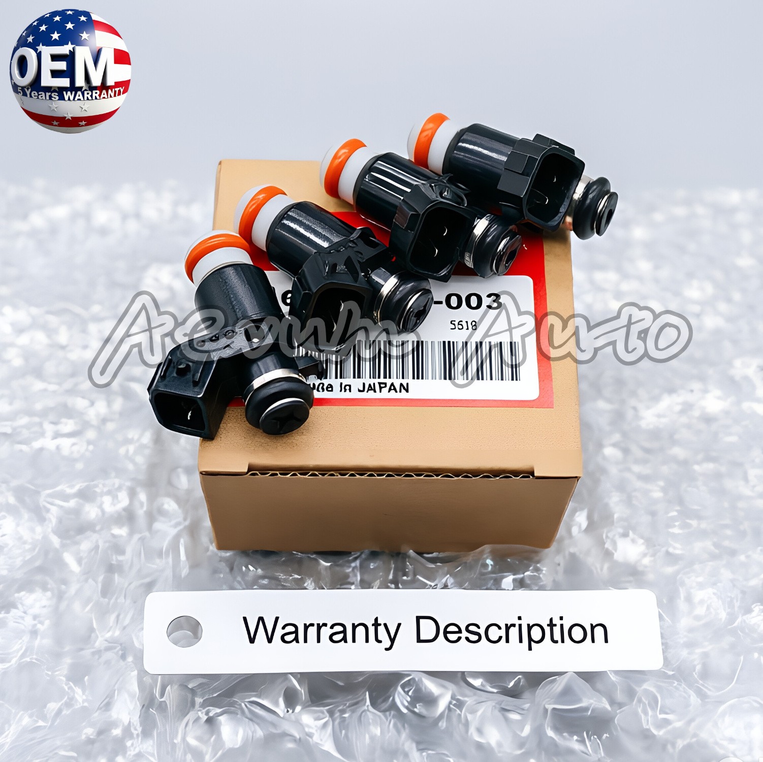 New 4Pcs OEM Fuel Injectors 16450-PLD-003 for 2001-2005 EL CIVIC 1.7L US Stock