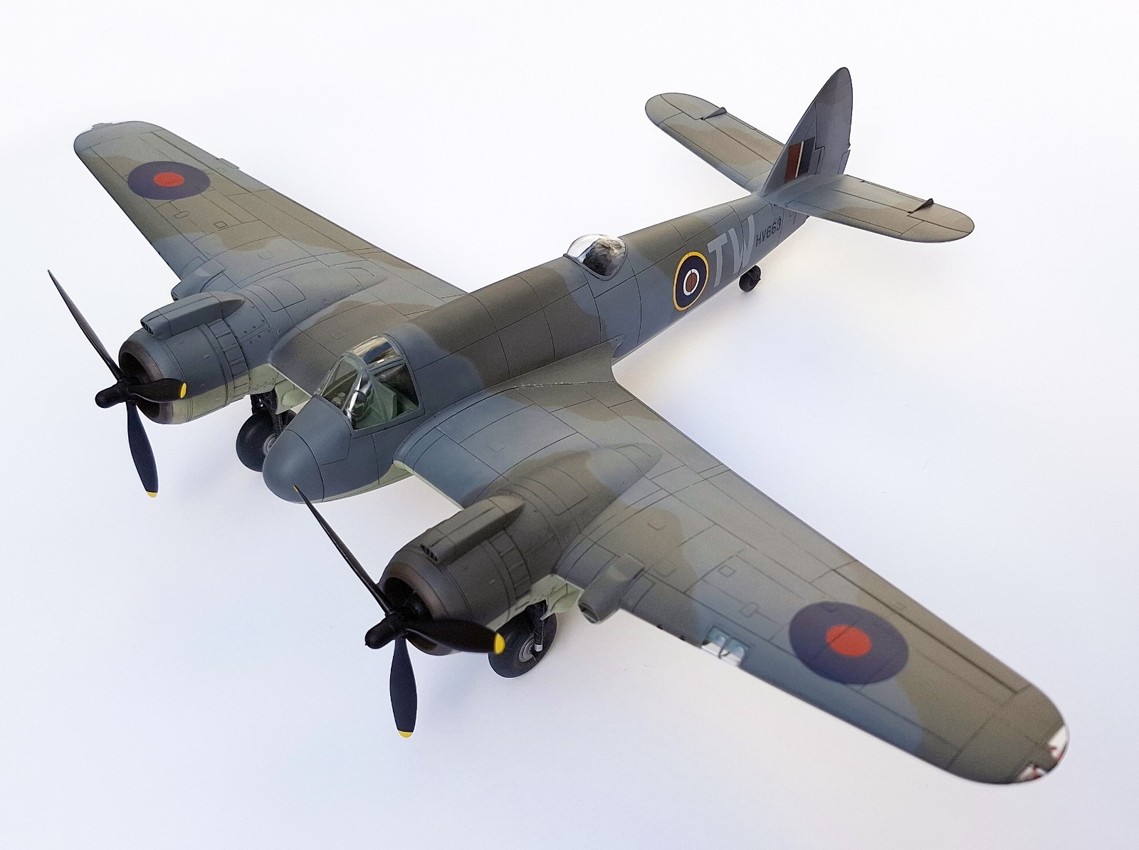 BUILT 1/48 Tamiya Bristol Beaufighter Mk VI WW2 fighter bomber BUILT 1/48 Tamiya Bristol Beaufighter Mk VI WW2 fighter bomber