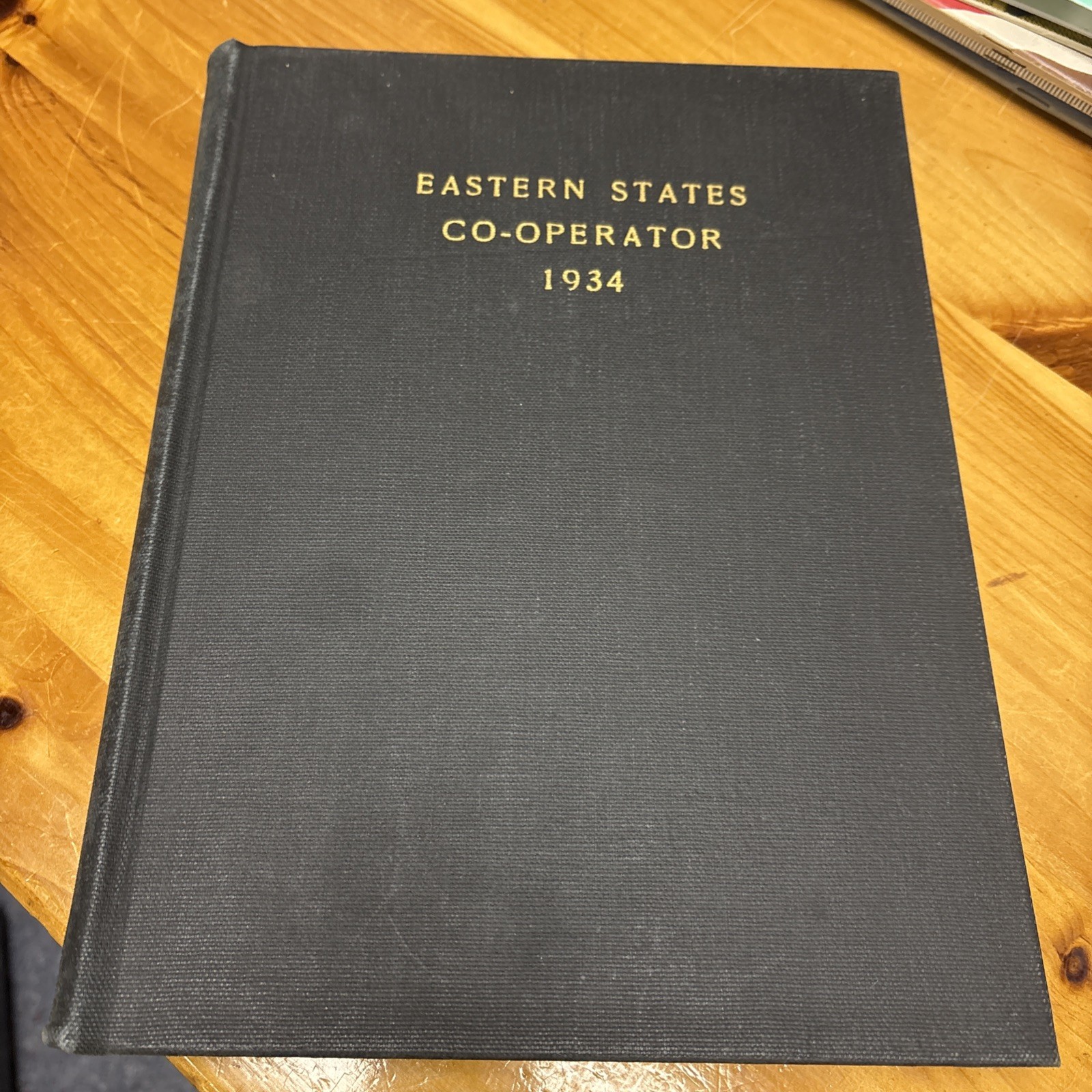 Eastern States Cooperator - Bound Complete 1934 Year Antique Farming Co-Operator