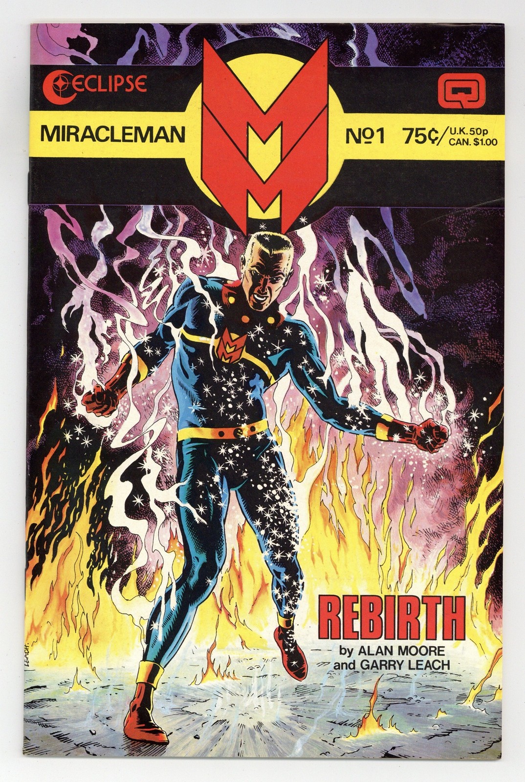Miracleman 1B Blue Variant VF/NM 9.0 1985