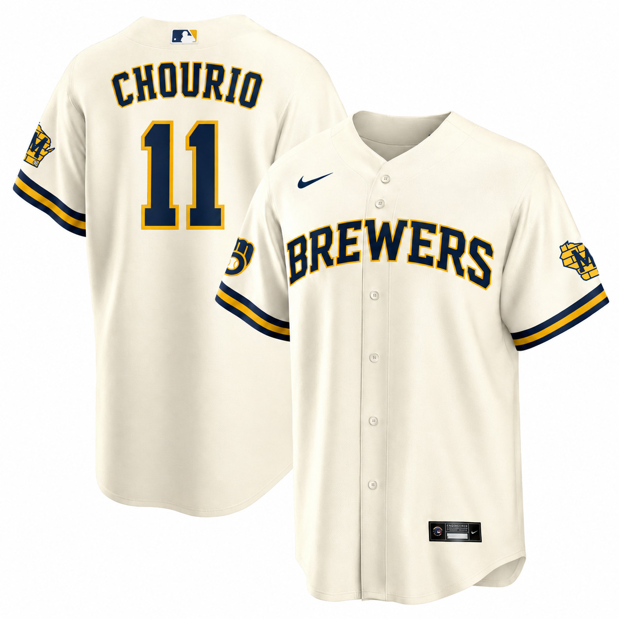 Hot Chourio #11 Milwaukee Brewers Jersey 2026 Baseball Fan Gear Kid and Adult