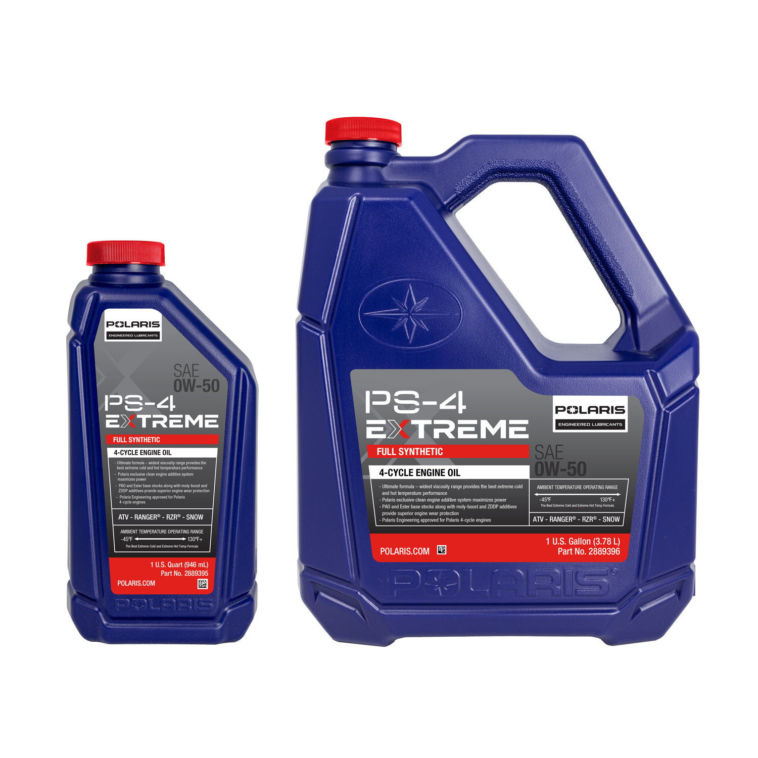 Polaris PS-4 EXTREME 0W-50 4 Cycle Full Synthetic Oil