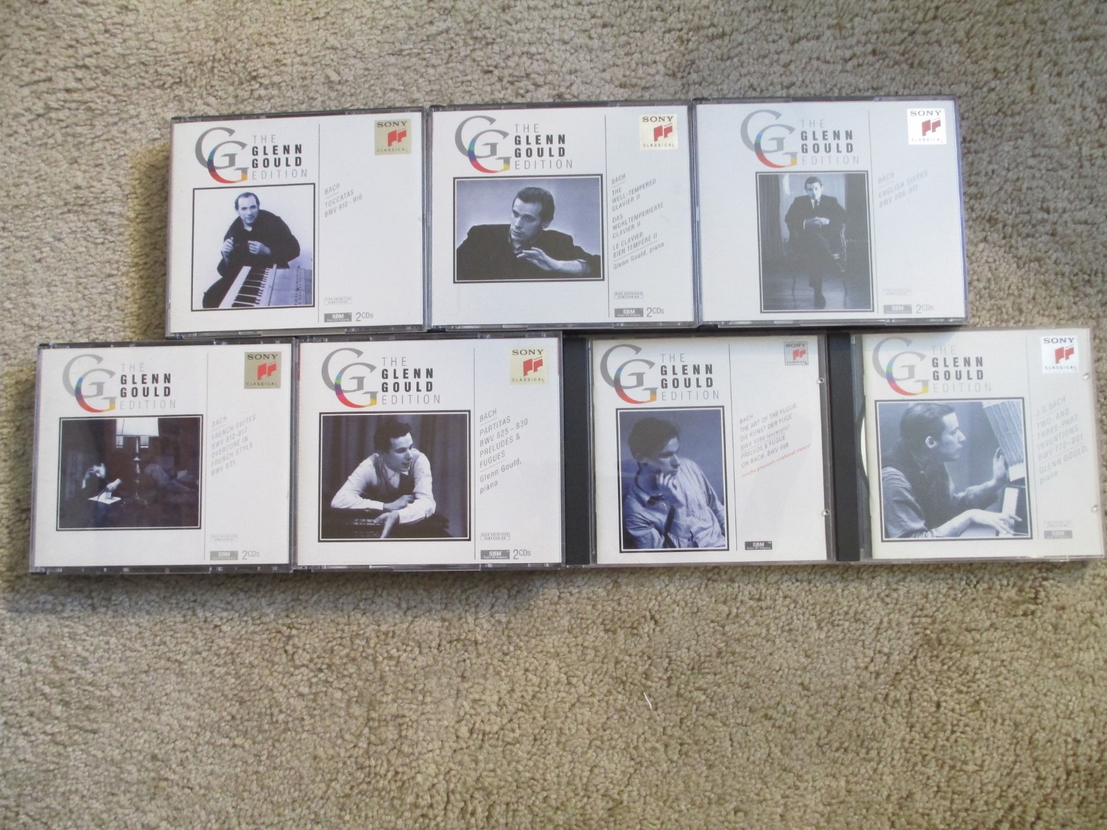 The Glenn Gould Edition - Collection of (7) Bach Sony CDs