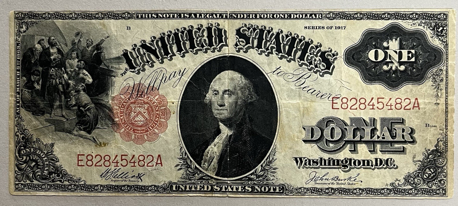 1917 $1 Legal Tender Note CL28 1917 $1 Legal Tender Note CL28