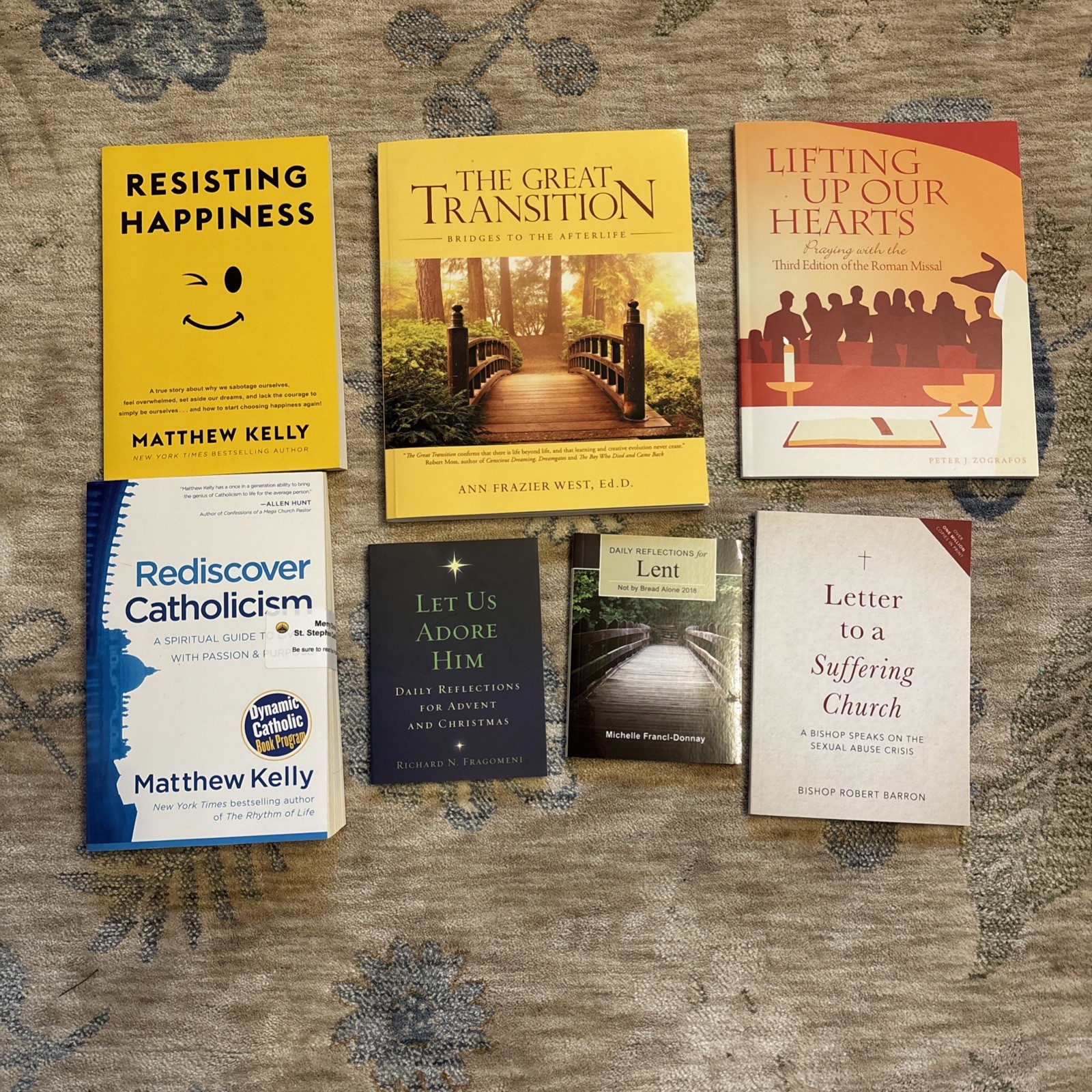 Catholic Christian Book Lot 7 Matthew Kelly Robert Barron Advent Lent Devotions