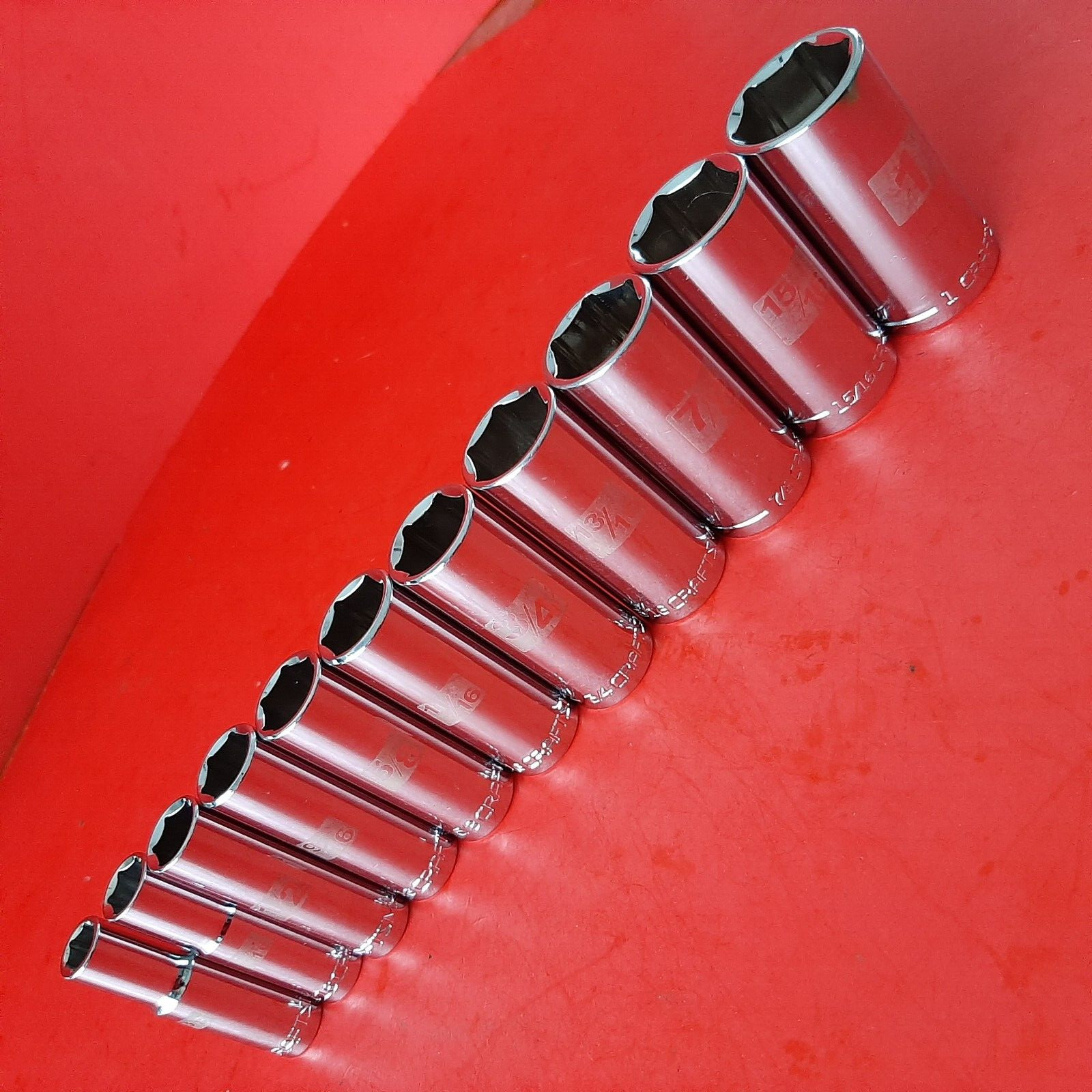 NEW CRAFTSMAN Easy Read 11 Piece 3/8\