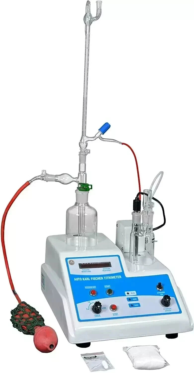 Auto Karl Fischer Titrimeter Titrator Moisture Tester 230V AC 50 Hz Auto Karl Fischer Titrimeter Titrator Moisture Tester 230V AC 50 Hz