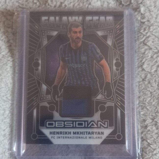 Panini 2025-26 Obsidian Soccer Mkhitaryan Galvanized Gear GG-HM /199