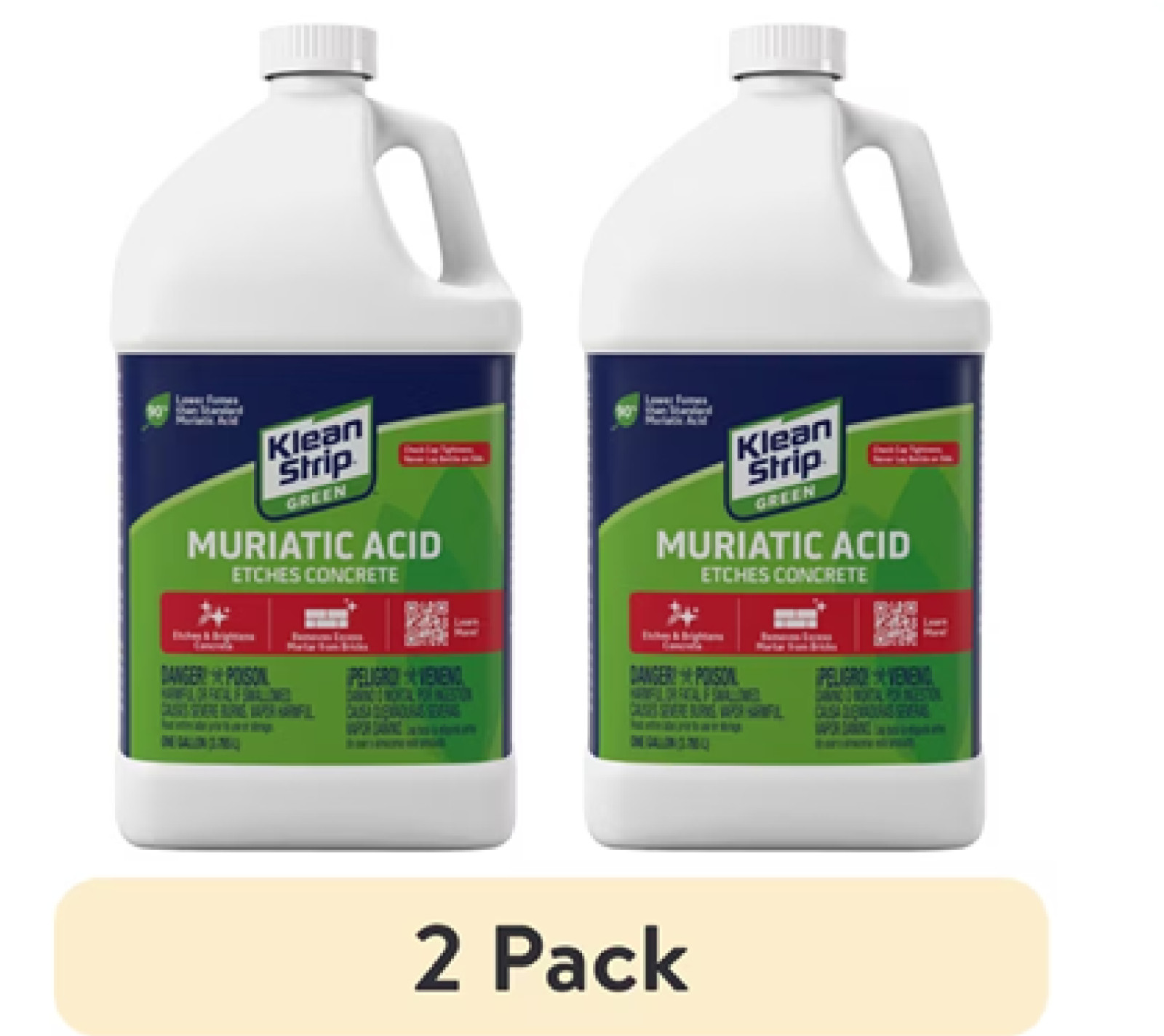 Klean Strip Green Muriatic Acid, 1 Gallon Klean Strip Green Muriatic Acid, 1 Gallon