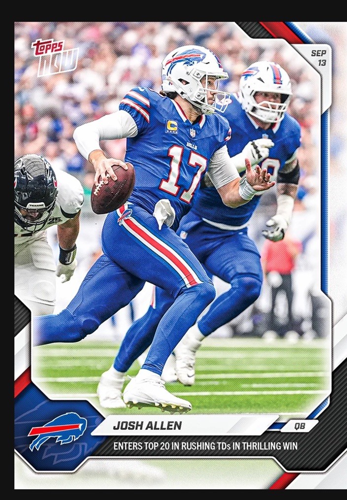 *PRE SALE* Josh Allen - 2026 NFL Topps NOW® - Card 13