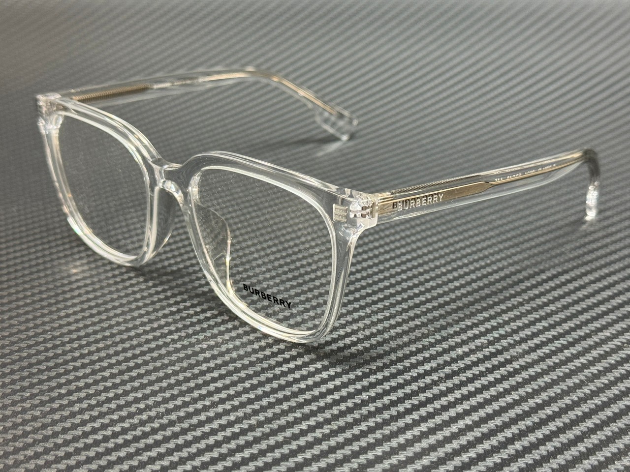 BURBERRY BE2361D 3024 Transparent Silver Men\'s 53 mm Eyeglasses