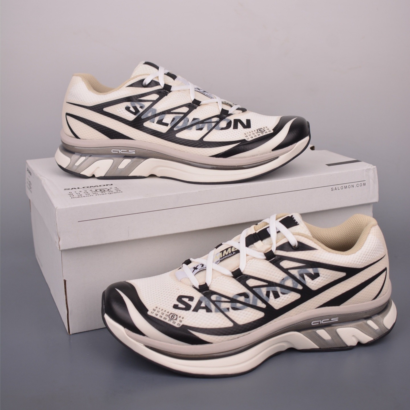 Salomon x Mason Margila XT-6 White Black Trail Running Shoes L47949400/479494
