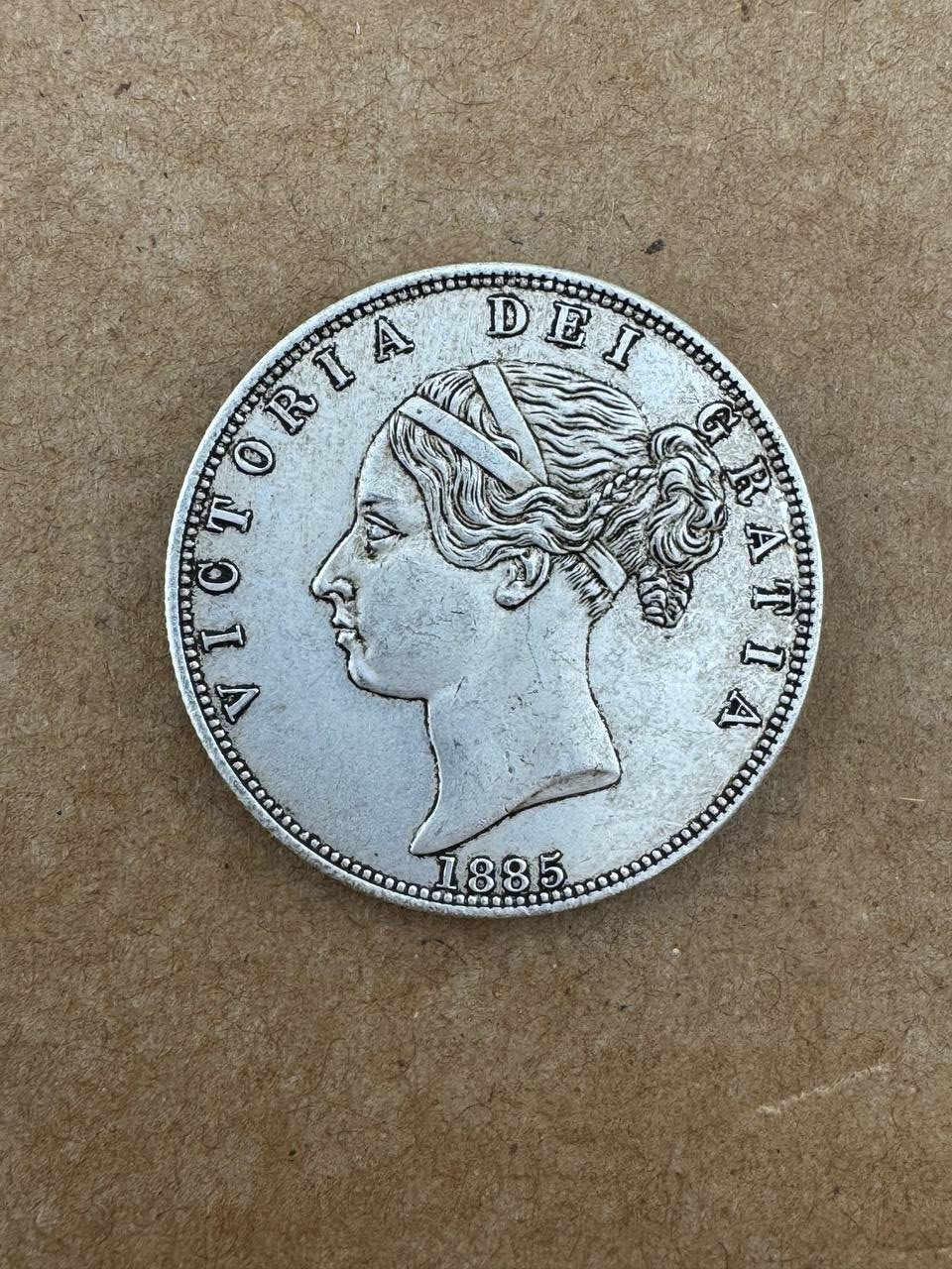 Great Britain 1885 Coin Victoria Britanniarum