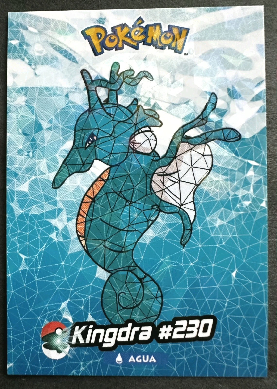 KINGDRA - POKEMON JOHTO CRYSTAL CARD COLLECTION CRACKED CCG ICE HOLO KINGDRA - POKEMON JOHTO CRYSTAL CARD COLLECTION CRACKED CCG ICE HOLO