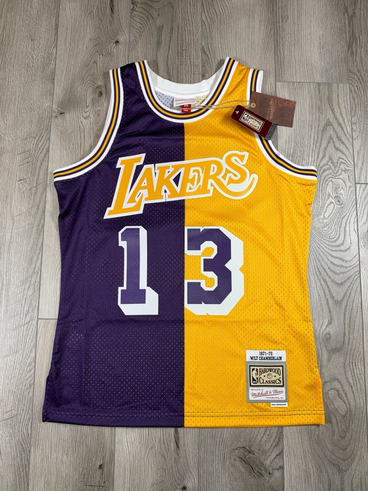 Mitchell & Ness Wilt Chamberlain #13 Lakers Swingman Jersey Men’s Medium NWT