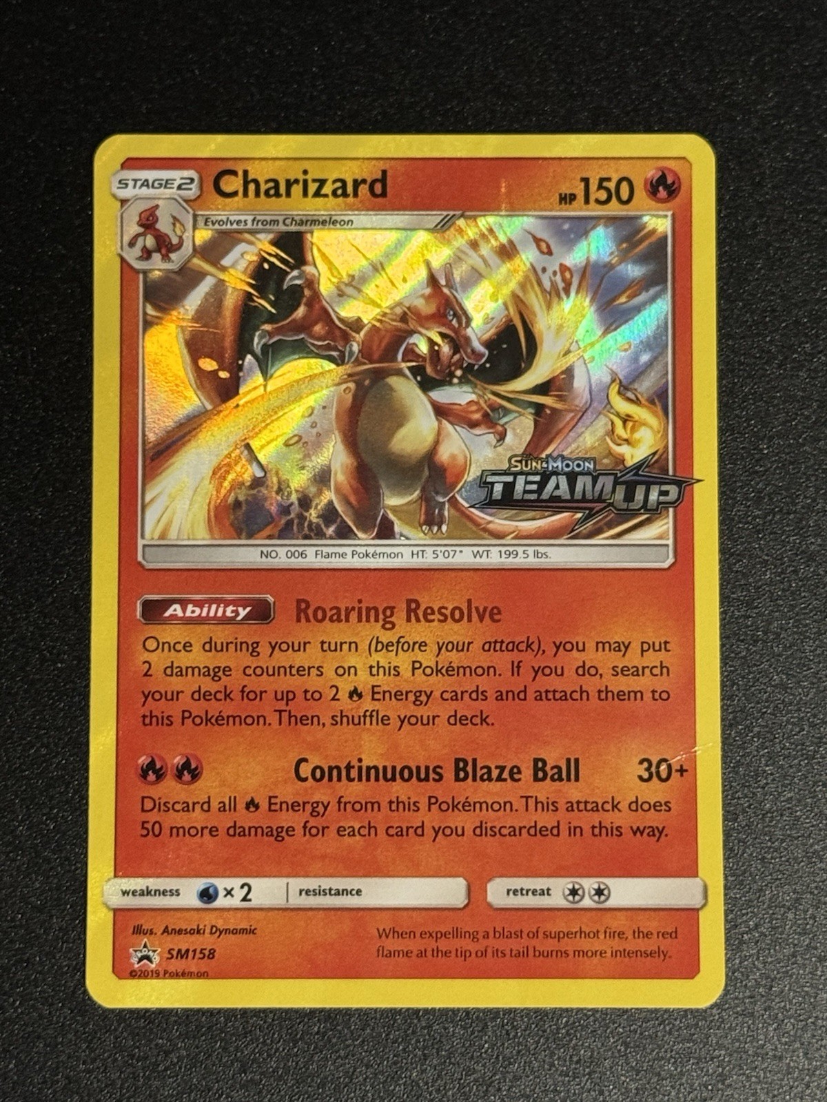 Charizard SM158 Sm Holo