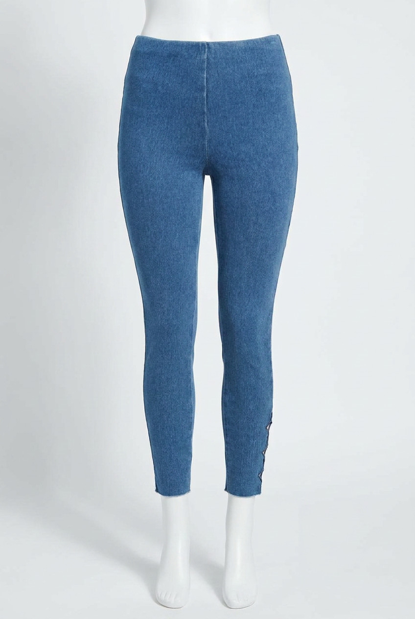 Lysse Side Scallop Ankle Crop Leggings Size S