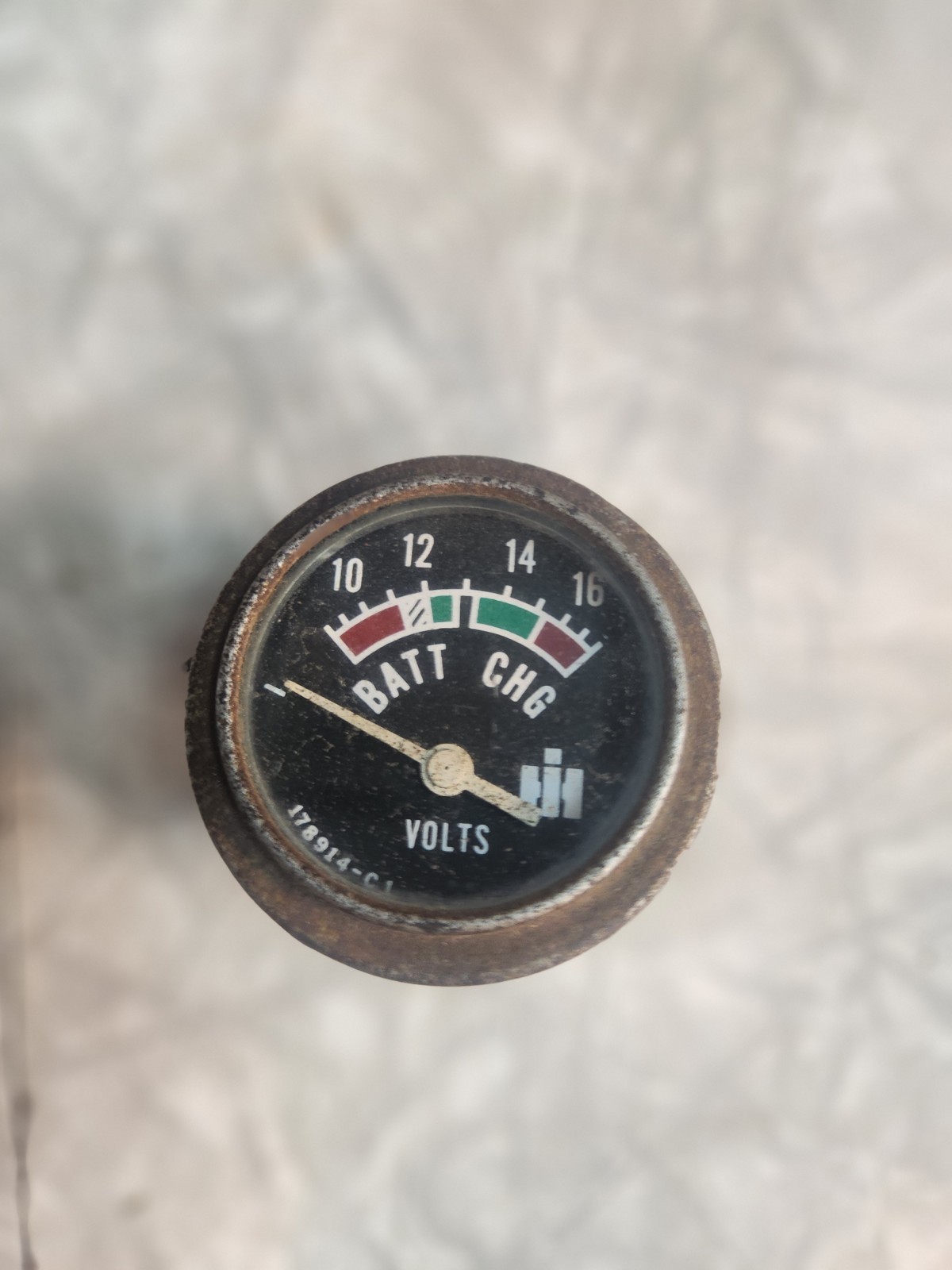 Vintage International Harvester IH Volt Meter 2 Inch OEM Amp Meter Battery Charg