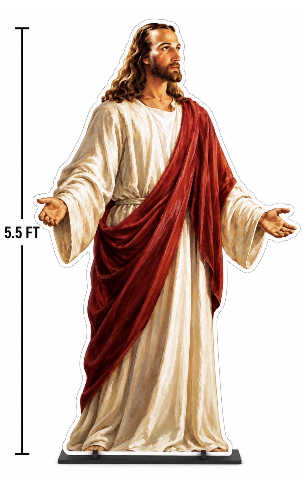 Jesus Christ Standee 5.5ft Cardboard Cutout / Christ is King Jesus Christ Standee 5.5ft Cardboard Cutout / Christ is King