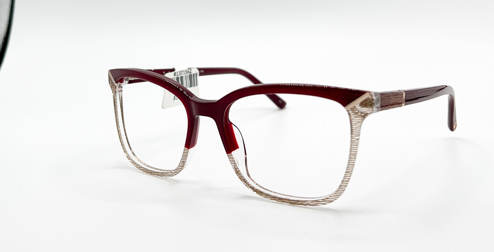 NEW L.A.M.B LA084 BUR BURGUNDY ROSE GOLD AUTHENTIC EYEGLASSES 53-17