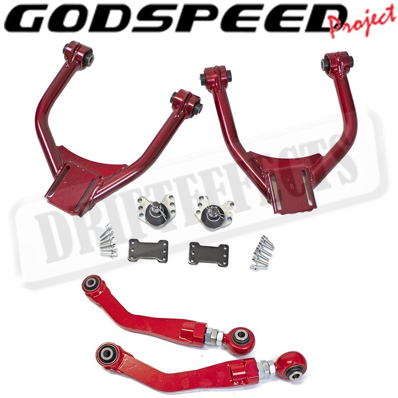 Godspeed Adjustable Front+Rear Camber Arms Kit Set For Dodge Challenger 2008-23
