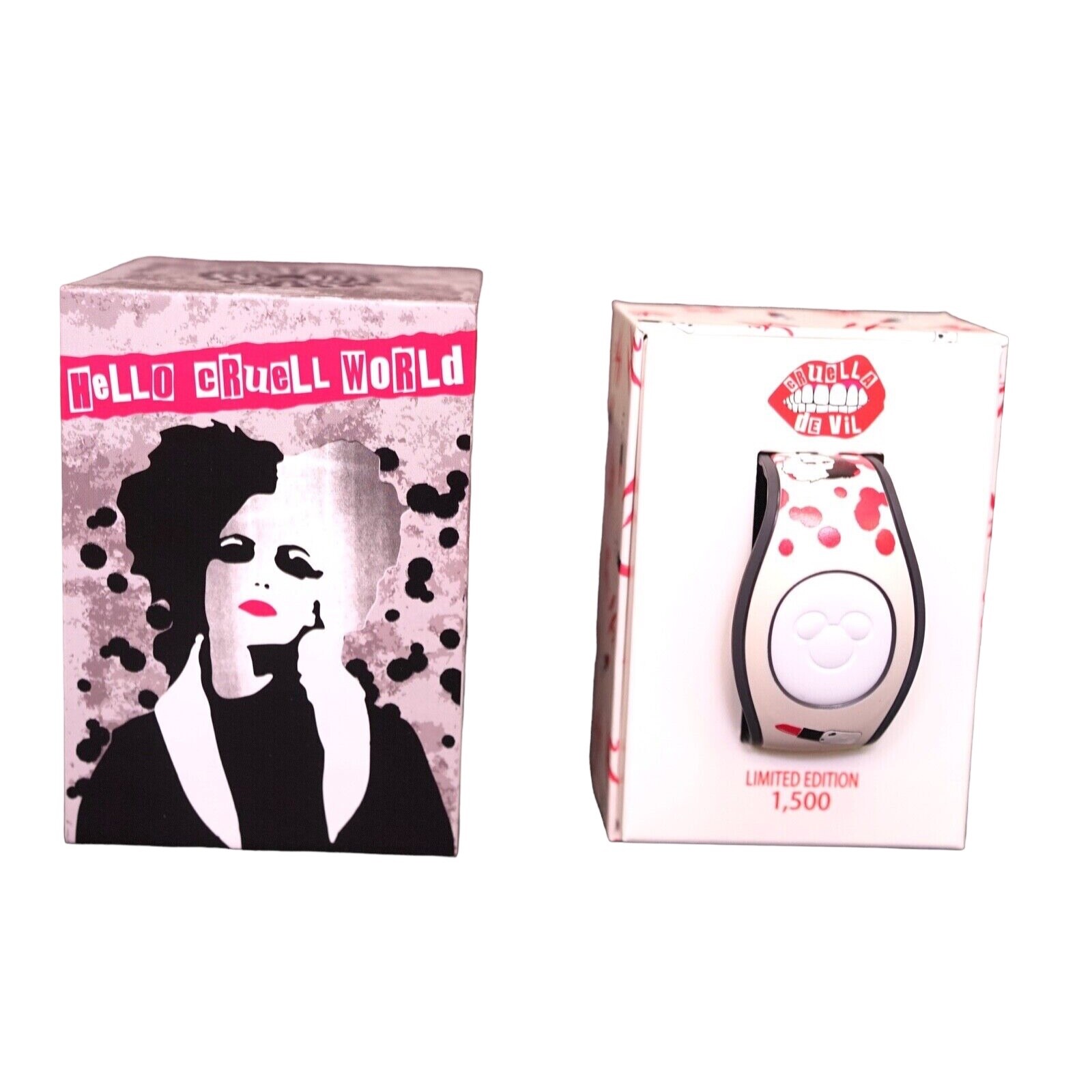 2021 Disney Cruella DeVill Hello Cruell World Magic Band Link it Later LE 1500