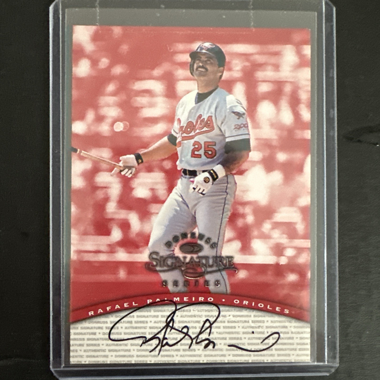 Rafael Palmeiro 1997 Donruss Signature Series Autograph Orioles Auto card Rafael Palmeiro 1997 Donruss Signature Series Autograph Orioles Auto card