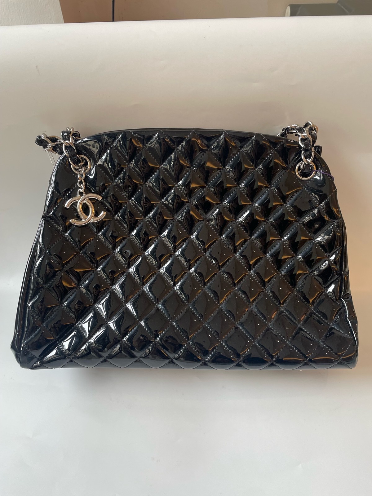 Chanel Pre-Owned Authentic Bowling Bag Black Free Tracked Shipping