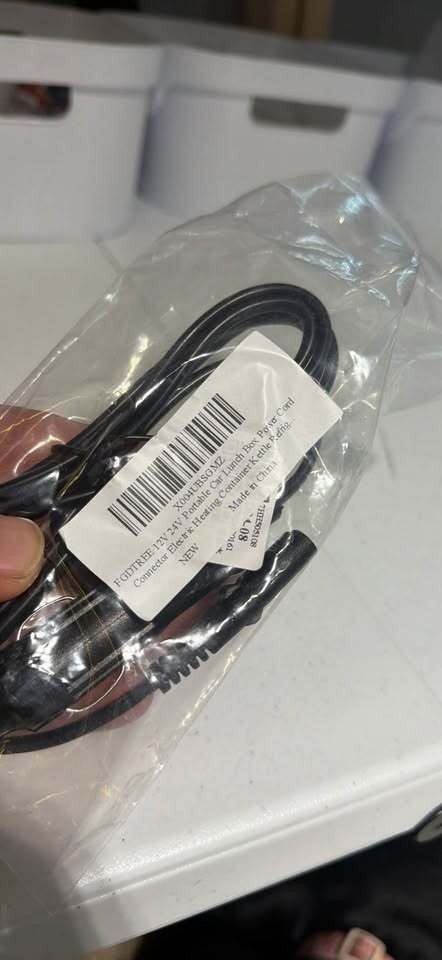 FGDTREE 12V 24V Portable Car Lunch Box Power Cord FGDTREE 12V 24V Portable Car Lunch Box Power Cord