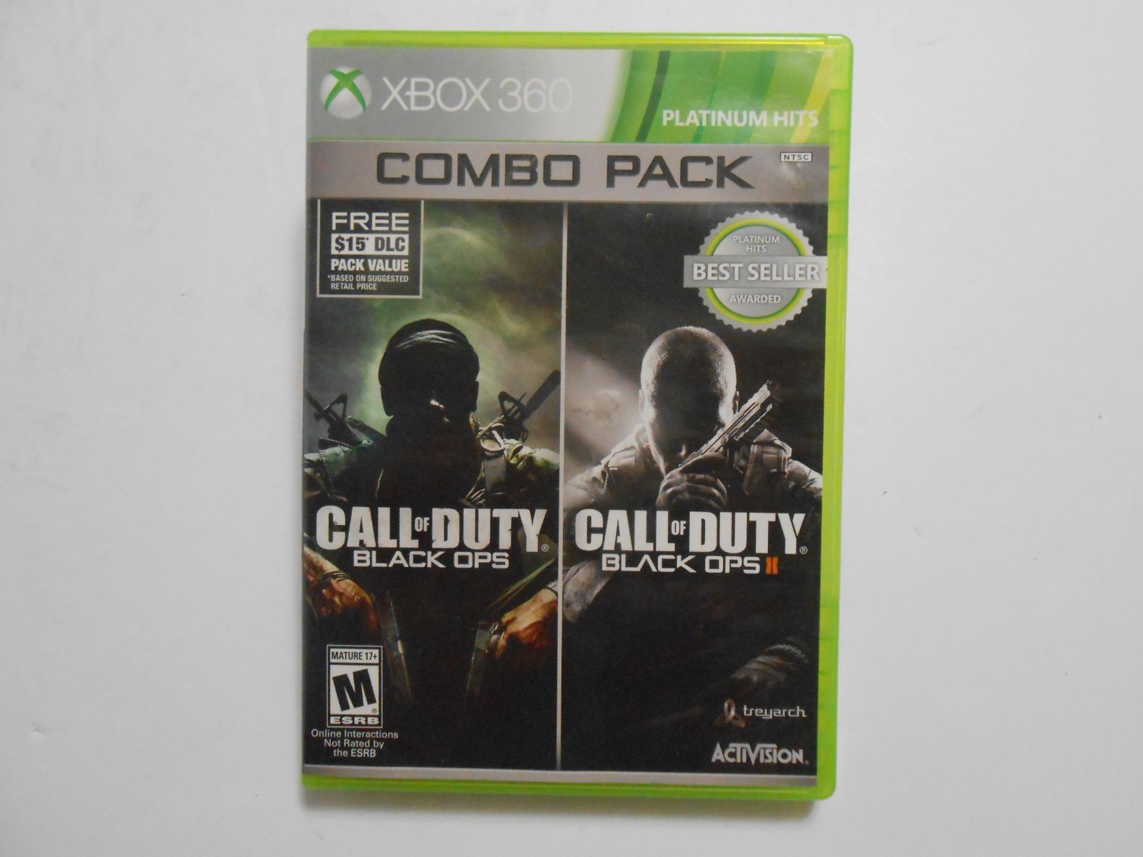 Call of Duty Black Ops I and II Combo Pack (Microsoft Xbox 360, 2015) Complete