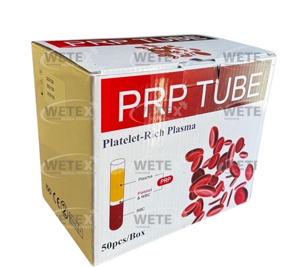 Platelet-Rich Plasma 10ML Tubes ACD+Gel Separator+Biotin (50 Tubes)