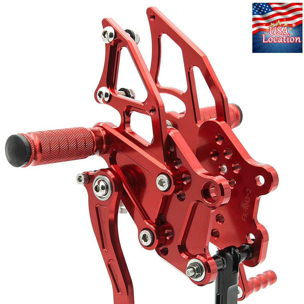For NINJA 300 Ninja 250 2013-2017 Footpegs Rearset Pedal Rear Set CNC Motorcycle