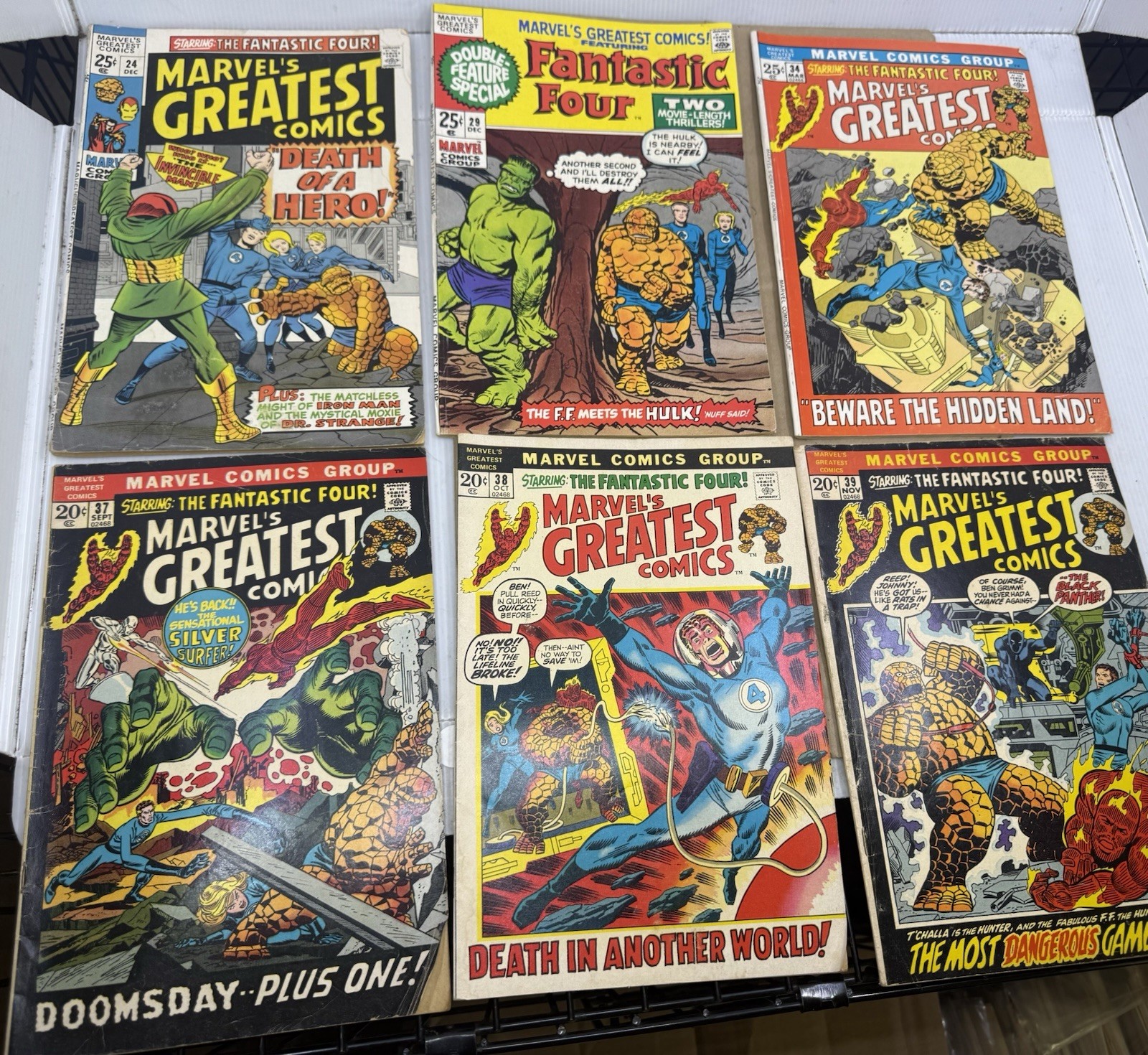 6 Silver age Marvel’s greatest comics the fantastic four 24-39 read description 6 Silver age Marvel’s greatest comics the fantastic four 24-39 read description
