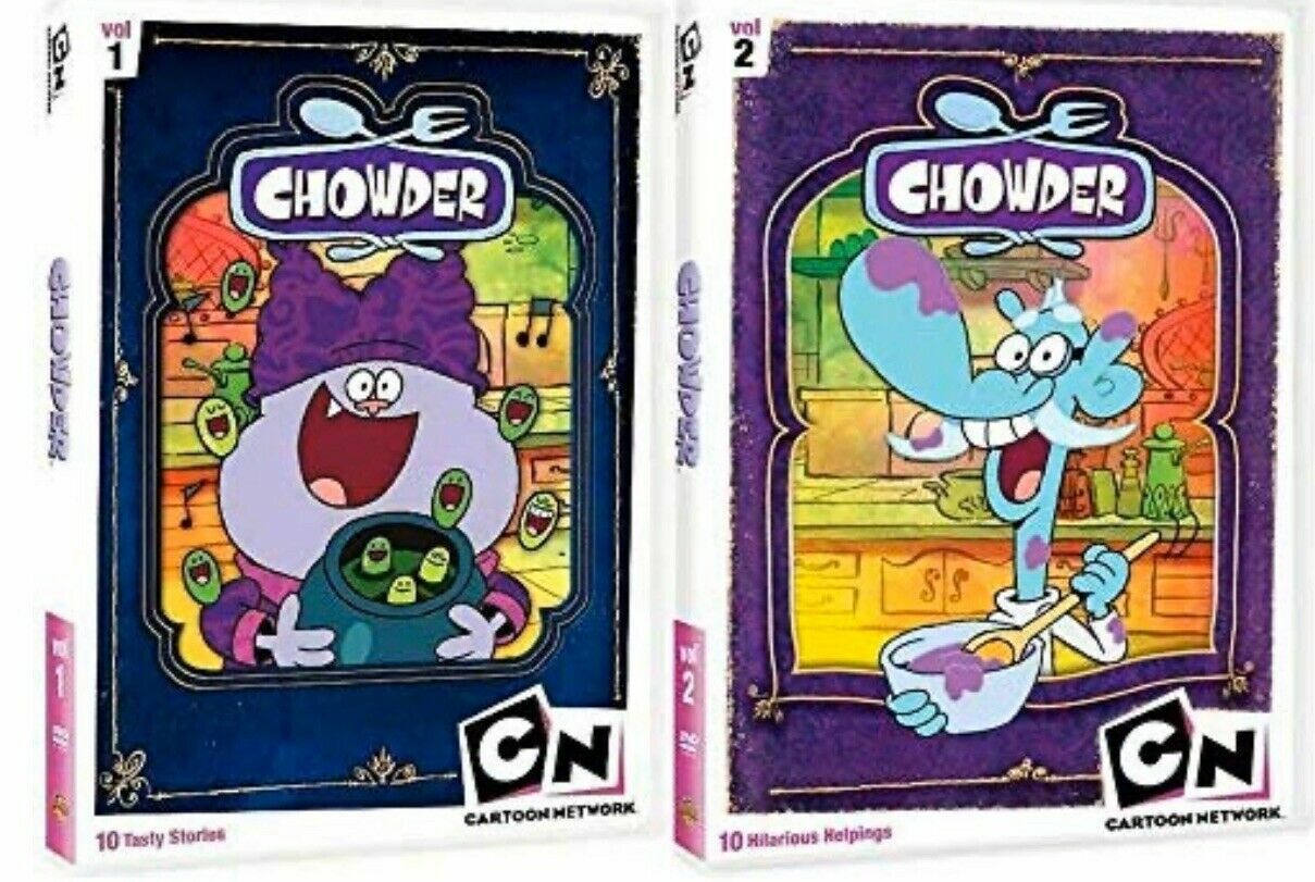 Chowder Cartoon Network TV Series Complete Volumes 1 and 2 Brand New