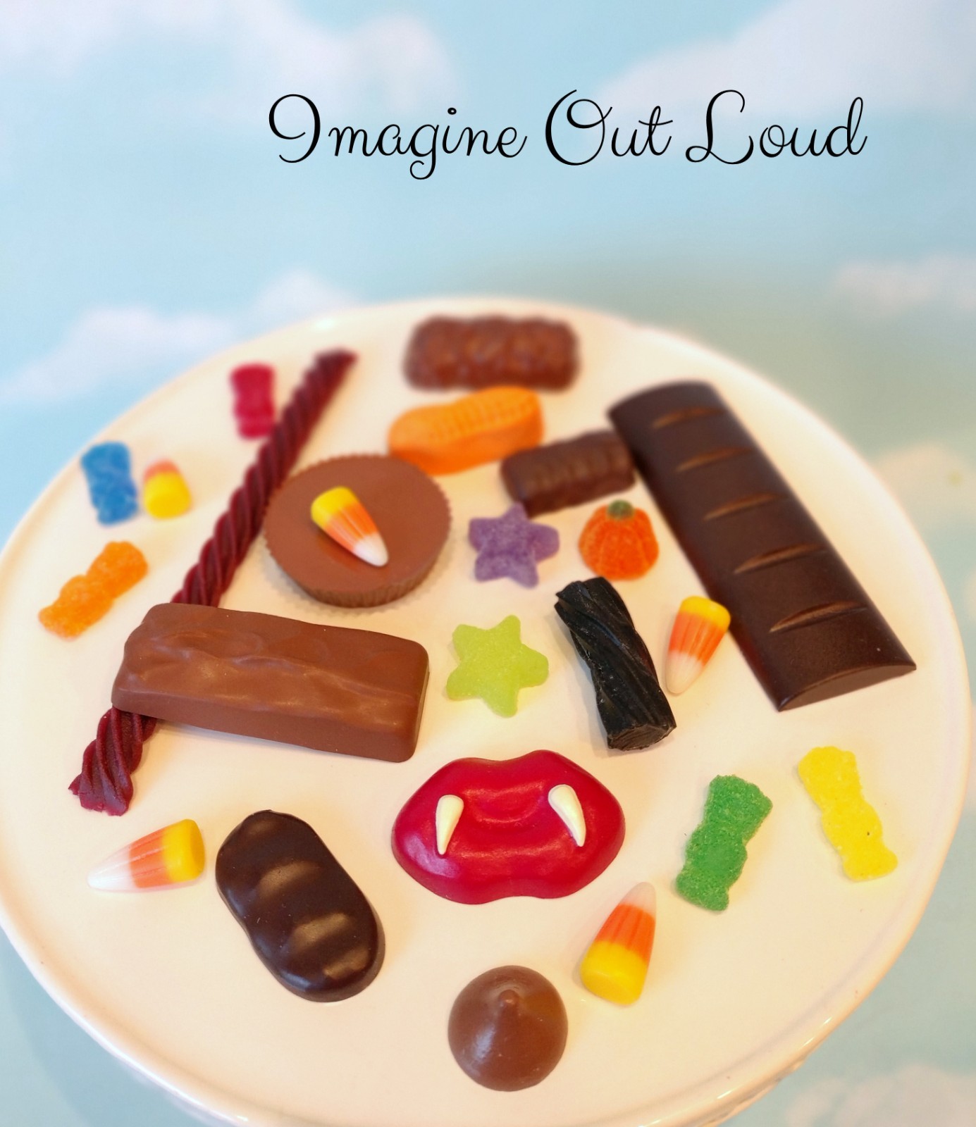 Handmade Fake Halloween Candy SET B Holiday Faux Candies Bowl Filler PROPS