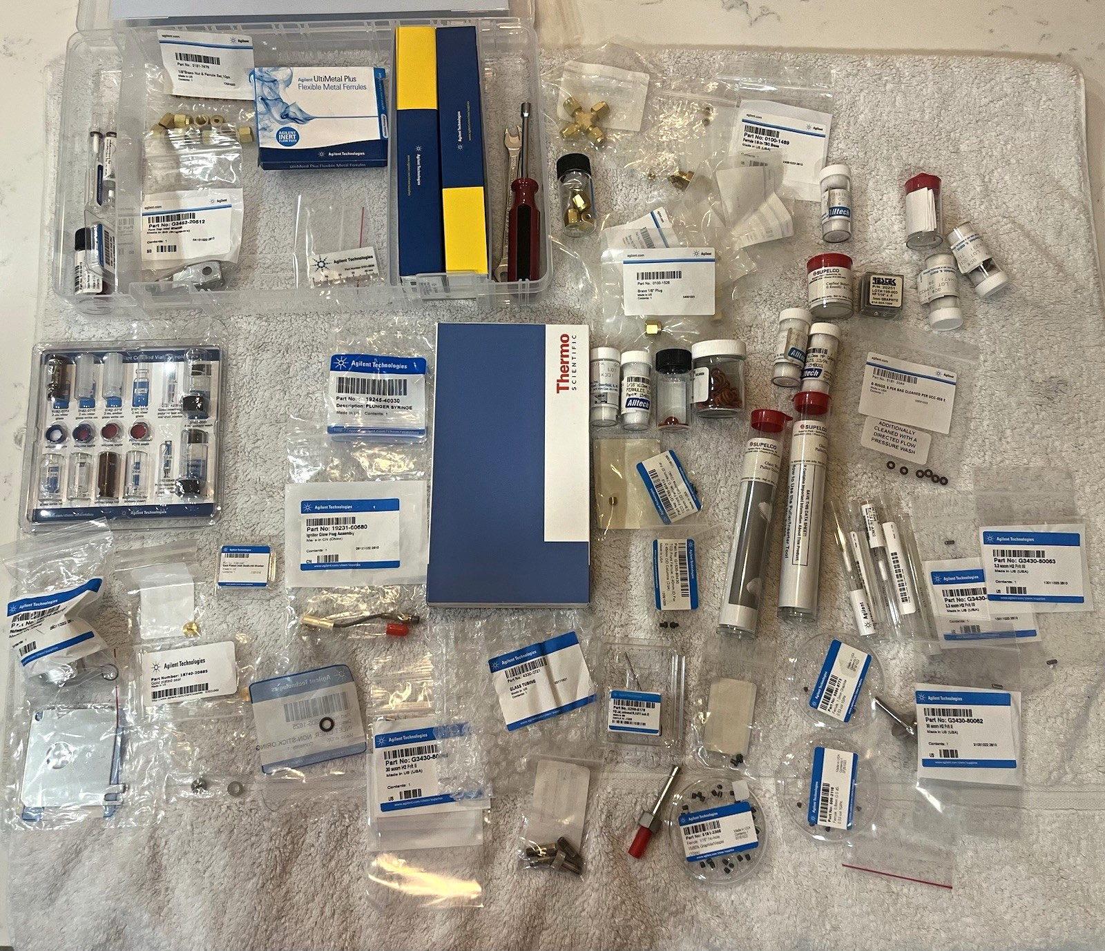 Agilent Technologies GC Parts, Consumables, and Tools