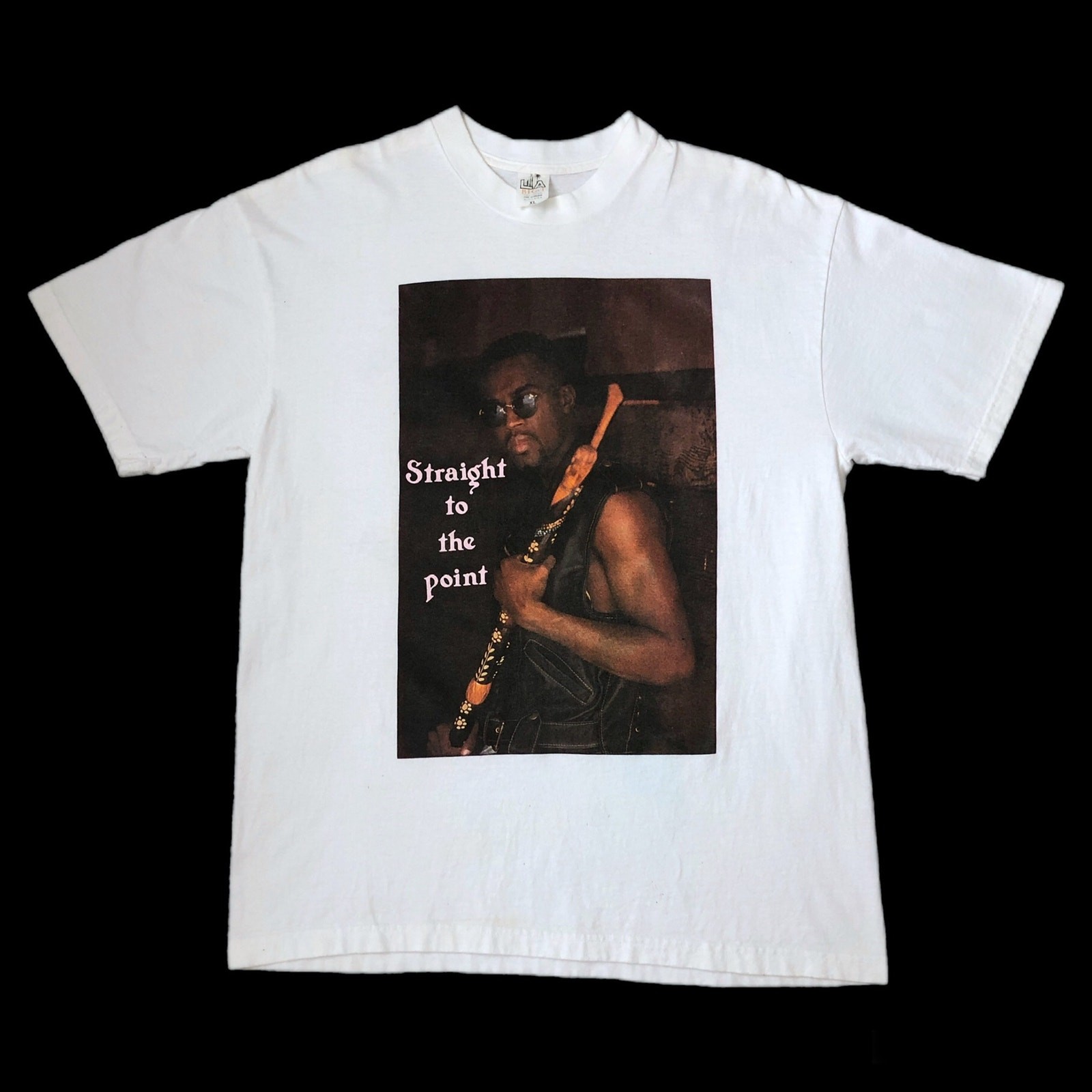 Vintage 90s Damion Hall Crazy Legs Straight To The Point Album R&B T-Shirt (XL)