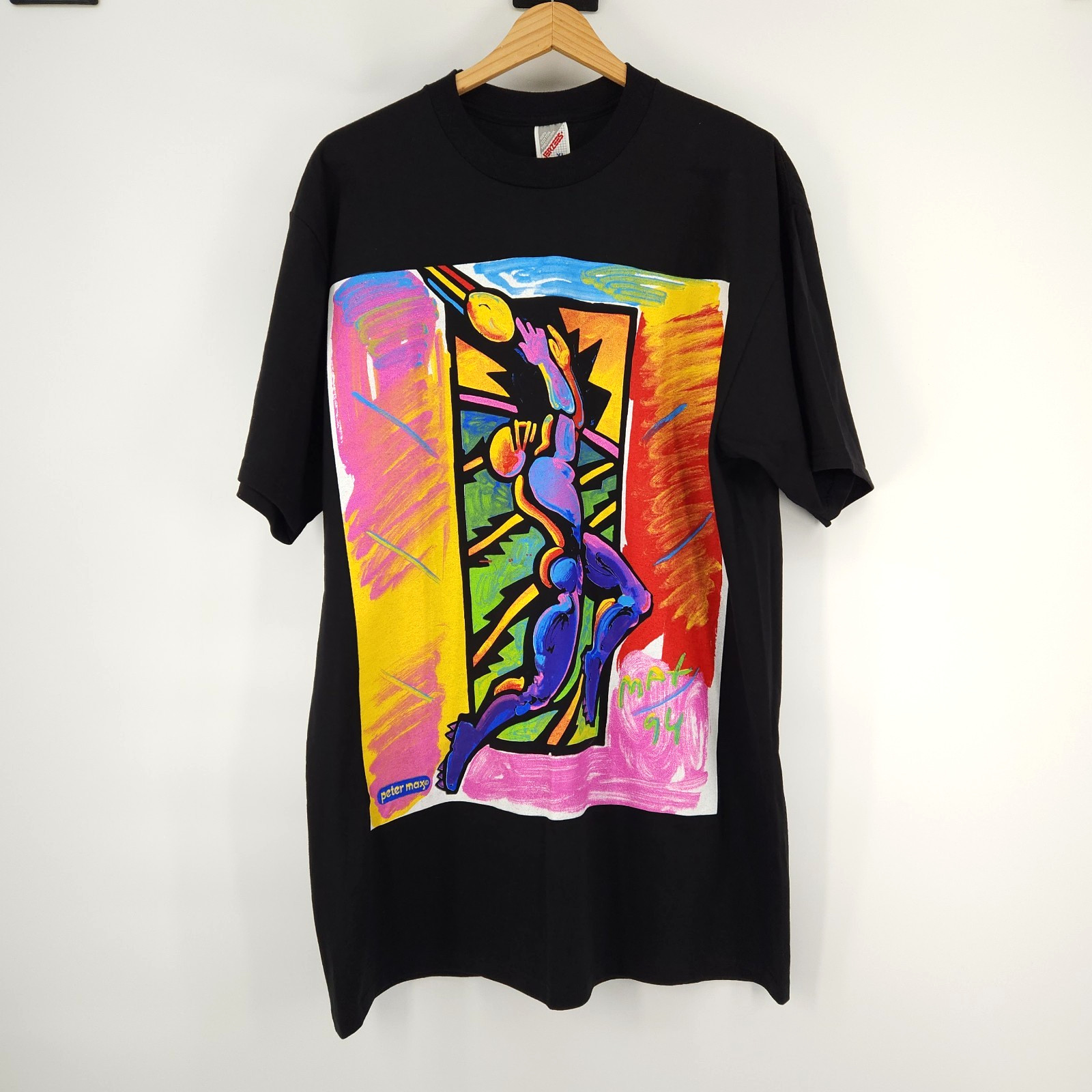 Vintage Peter Max Super Bowl XXVIII T-Shirt Men Size XL Made in USA 1994 NFL Vintage Peter Max Super Bowl XXVIII T-Shirt Men Size XL Made in USA 1994 NFL