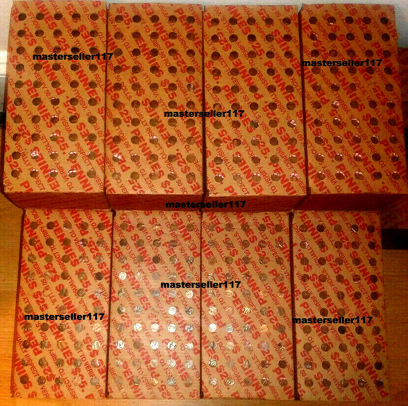 $15 10LBS 1959-1982 95% Copper Pennies Lincoln Memorial Cents Rolls