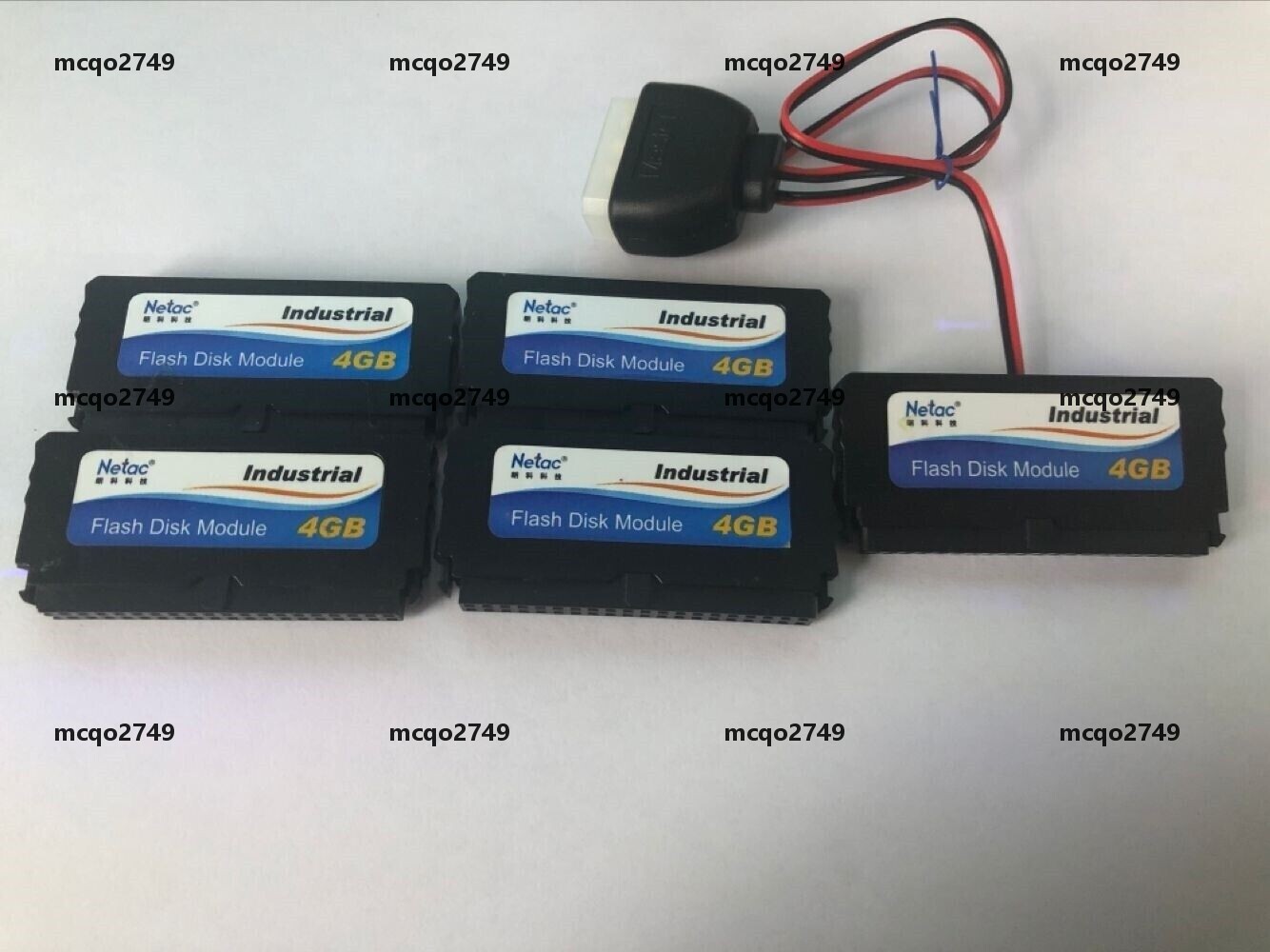 5PCS NETAC INDUSTRIAL Flash Disk Module 4GB 40PIN