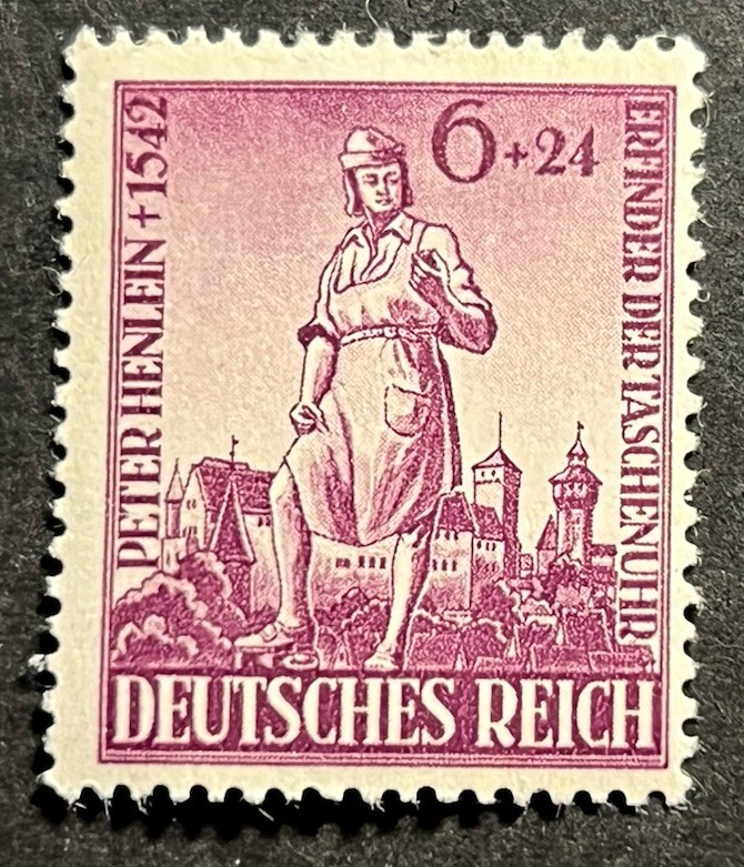 Travelstamps: 1942 Germany DR Stamps Scott #B208 - 400th Anniv. Death P. Henlein