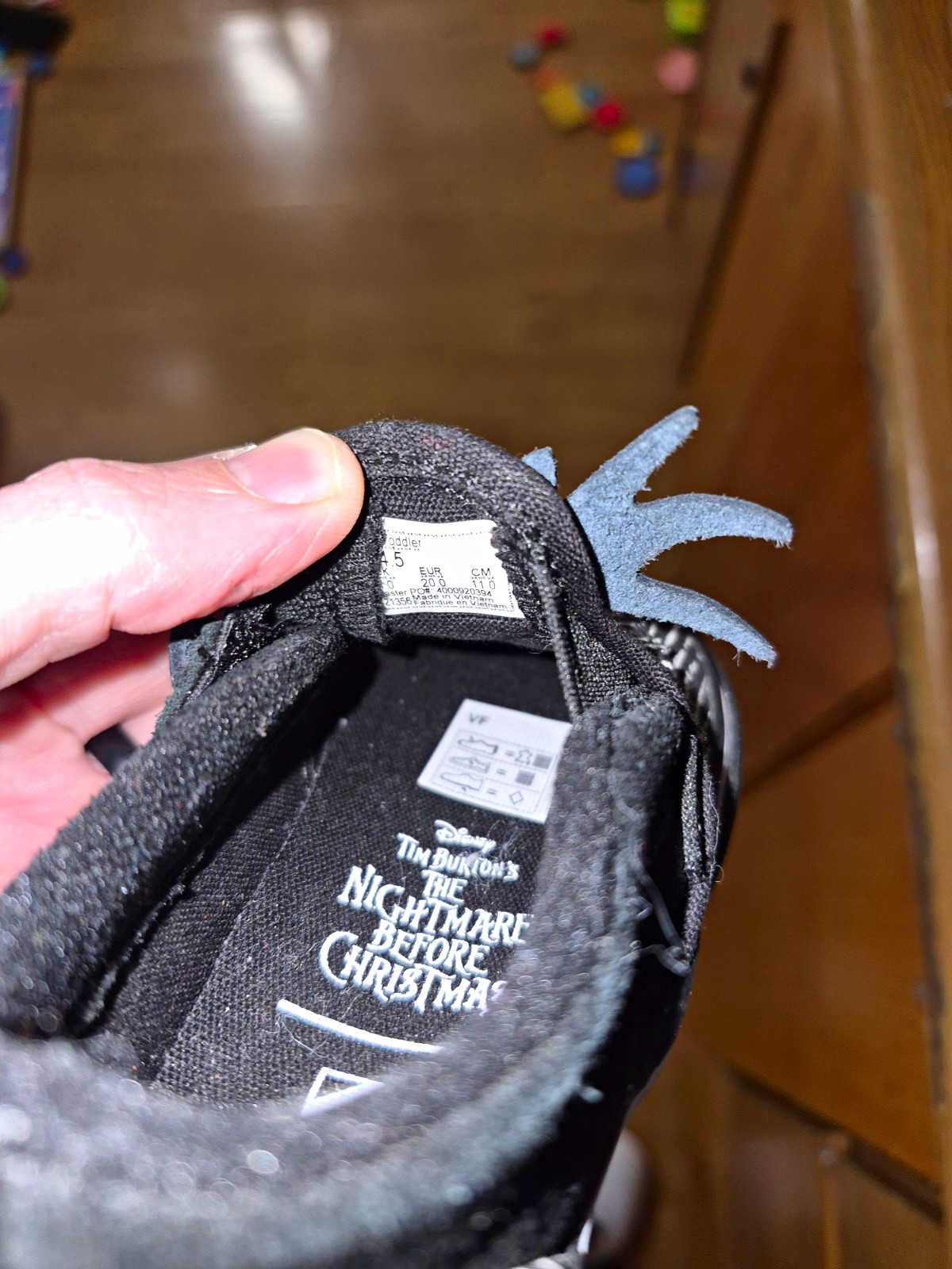 Size 4.5 Toddler Nightmare Before Christmas Vans Size 4.5 Toddler Nightmare Before Christmas Vans