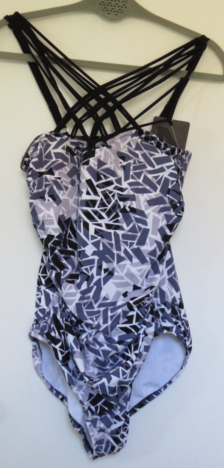 NWT New Magicsuit  Womens Purple Swimsuit Million Pieces Size 14 Strappy #120