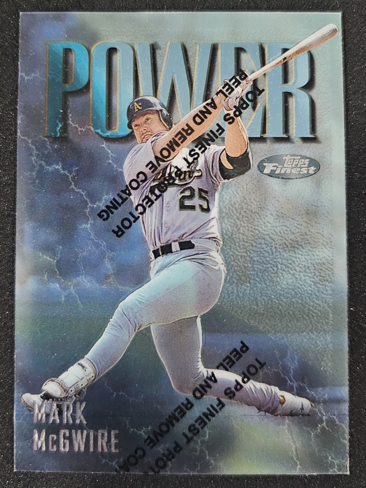 1997 Topps Finest - Uncommon - Silver Mark McGwire #305 1997 Topps Finest - Uncommon - Silver Mark McGwire #305